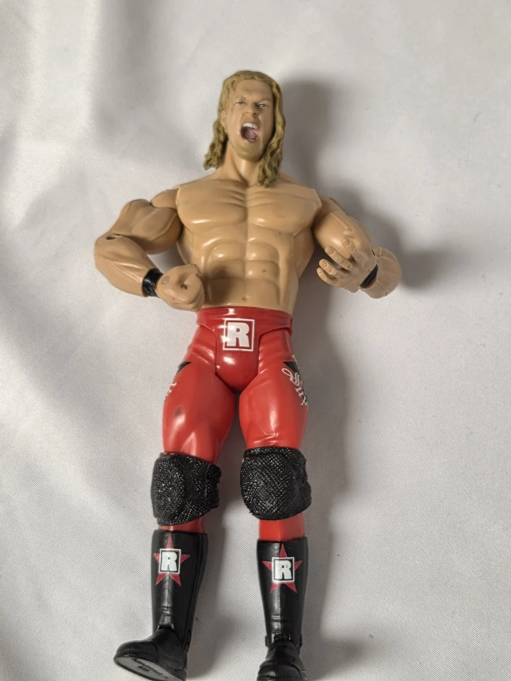 WWE Wrestling Jakks Pacific‎ 2004 Series Edge Figure Rated R Red